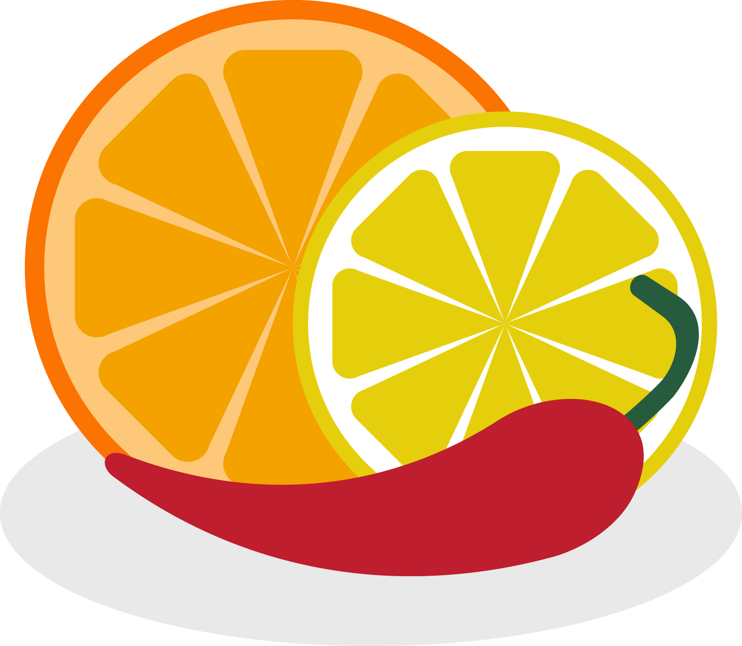 Citrus And Cayanne Clipart (1498x1305), Png Download