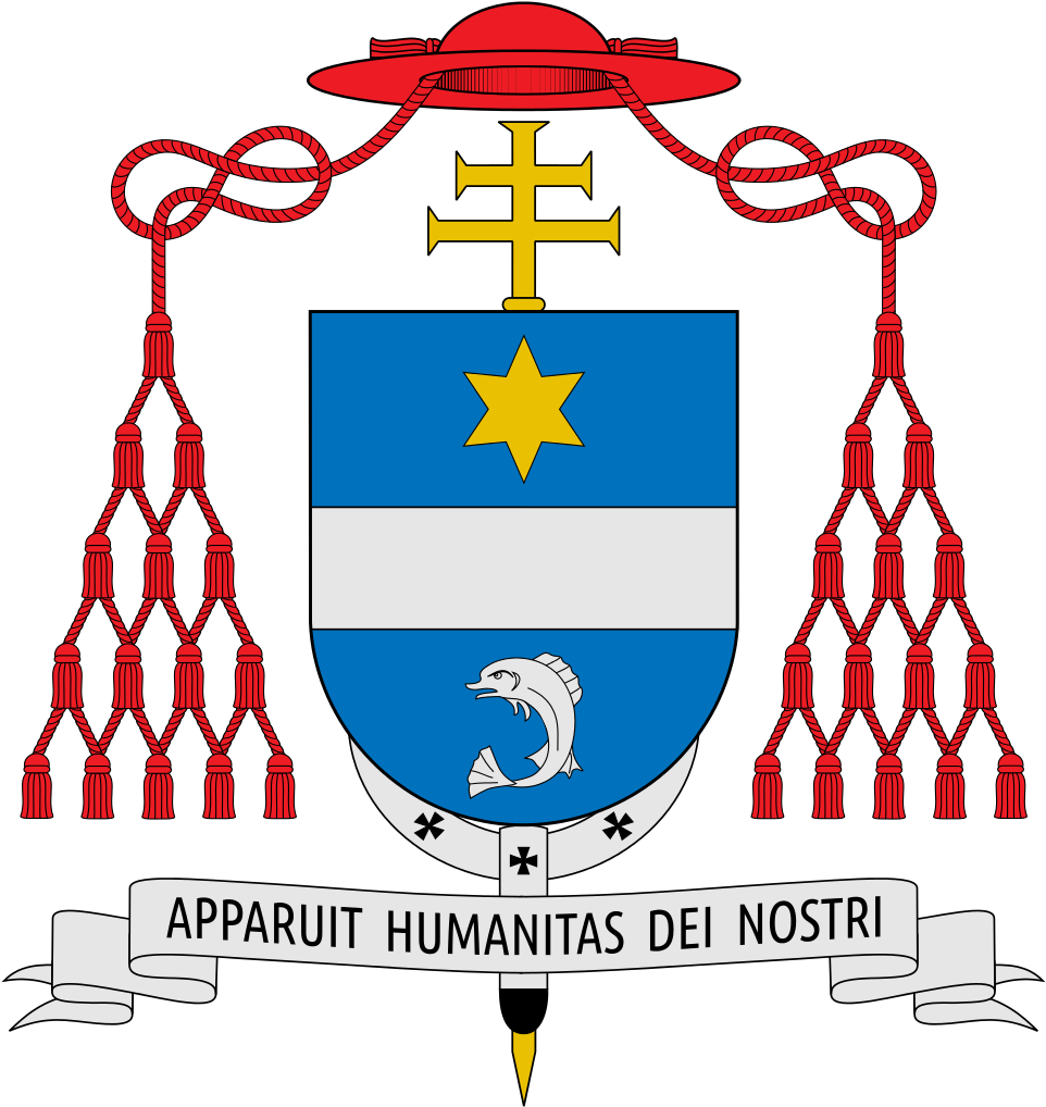 Coat Of Arms Of Godfried Danneels - Turcotte Coat Of Arms Clipart (965x1024), Png Download