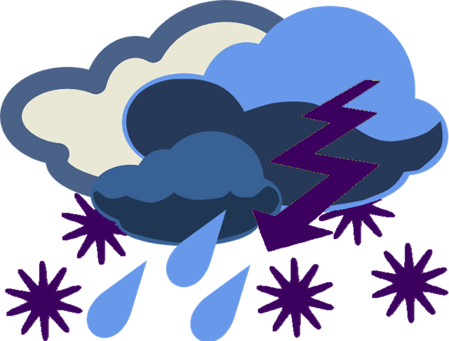 Weather Forecasters In The United Kingdom Have Started - Stormy Weather Clip Art - Png Download (640x486), Png Download