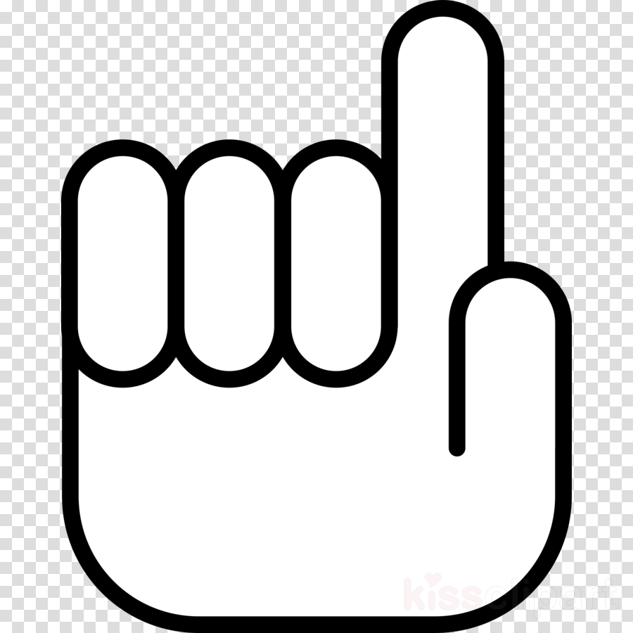 Download Pointing Hand Clipart Index Finger Hand Clip - Pointing Finger Clipart - Png Download (900x900), Png Download