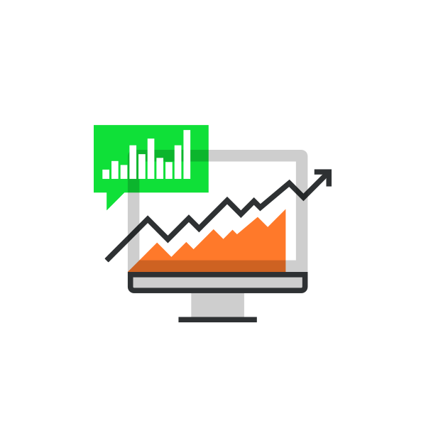 Easily Track, Manage And Improve Your Marketing - Analytics Graphic Clipart (600x600), Png Download