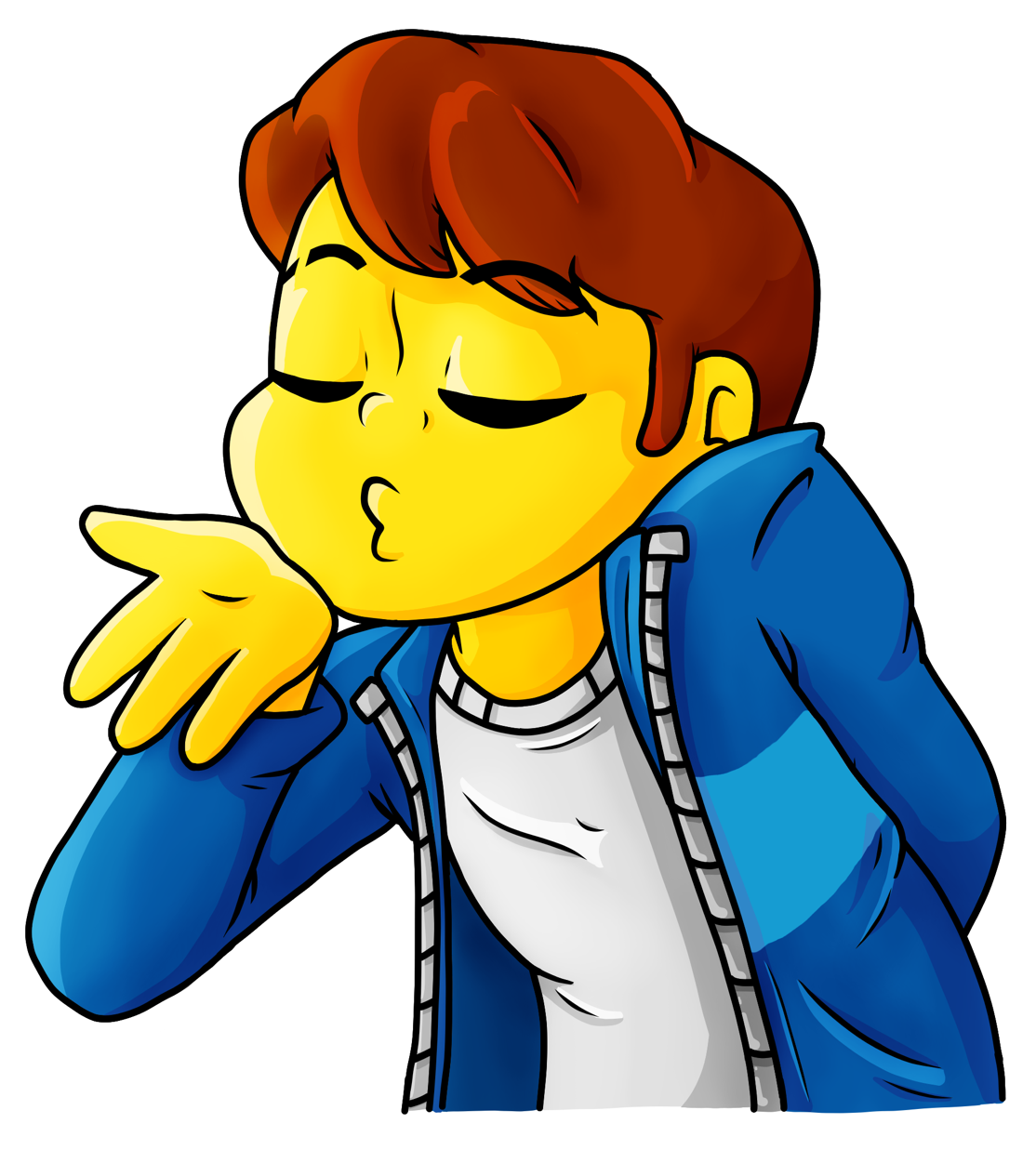 I Love Jay So Much Omg - Cartoon Clipart (1170x1280), Png Download