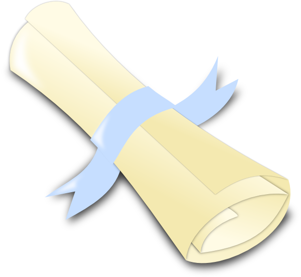 Diploma Pink Clipart (600x552), Png Download