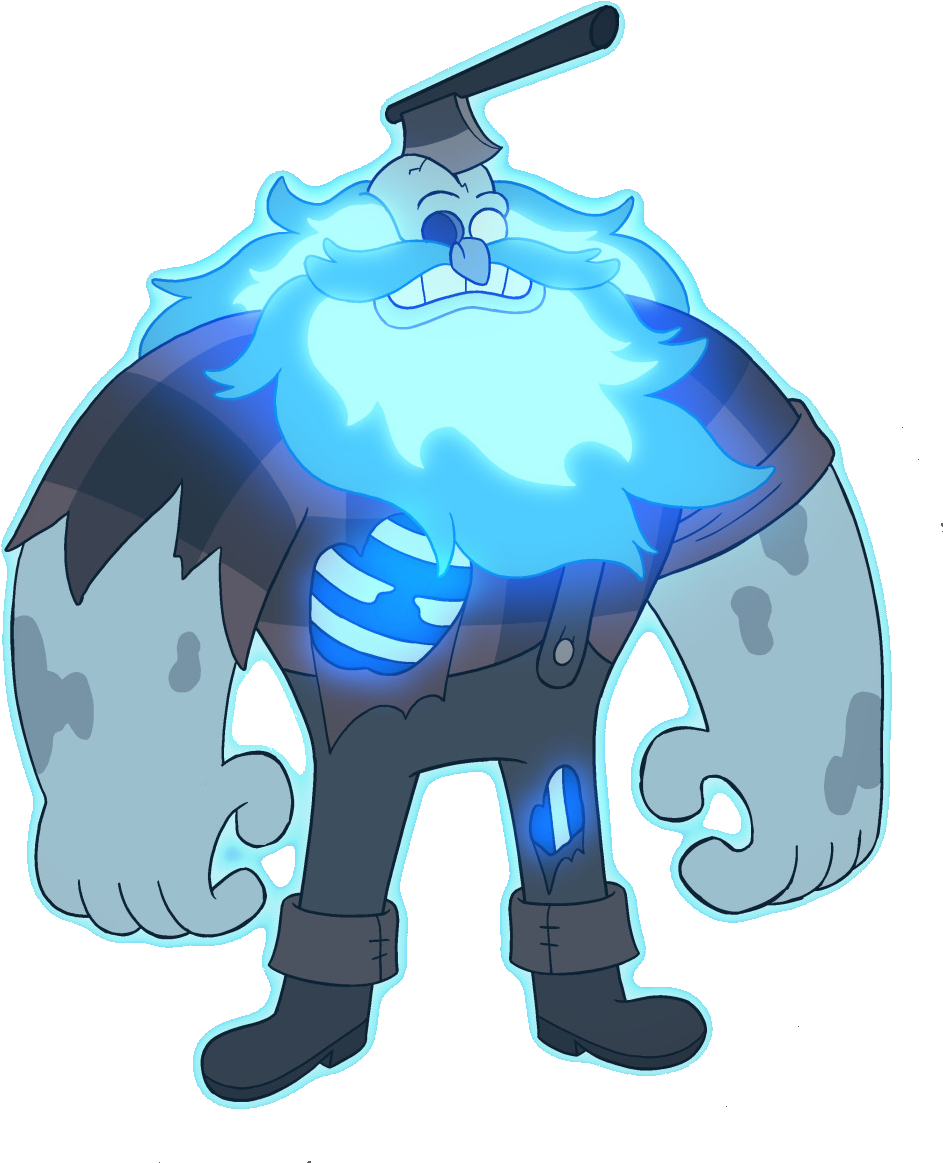Lumberjack Ghost - Northwest Mansion Mystery Gravity Falls Clipart (1057x1217), Png Download