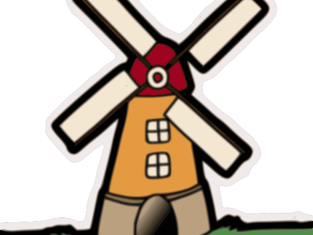 Mill Clipart Windmill Blade - Clipart Mill - Png Download (640x480), Png Download