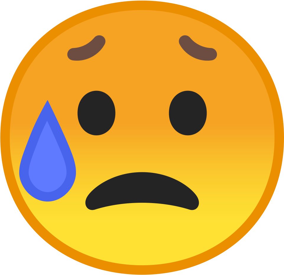 Download Svg Download Png - Sad Icon Clipart (1024x1024), Png Download