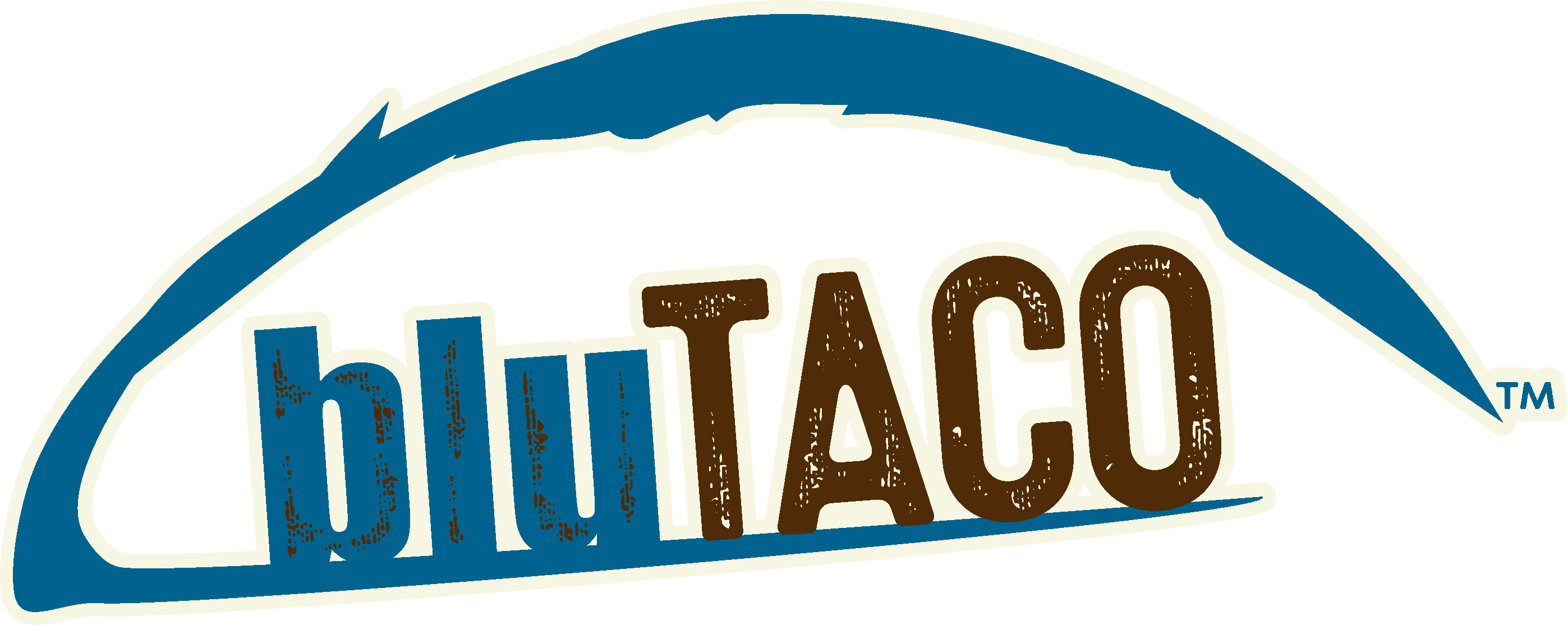 Blutaco Simply Southwest Goodness Go Trublu - Blu Taco Clipart (2795x1114), Png Download