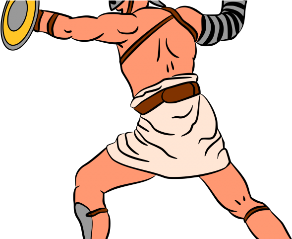 Gladiator Clipart Roman Person - Ancient Rome Gladiators Clipart - Png Download (640x480), Png Download