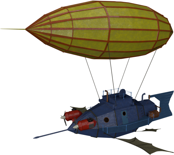 Airship Clipart (600x600), Png Download