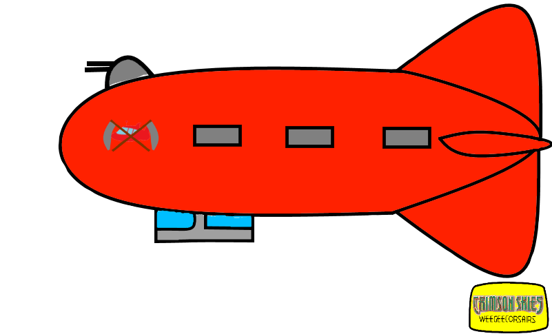 Crimson Skies Weegee Corsairs Little Einsteins Reaper Clipart (800x518), Png Download