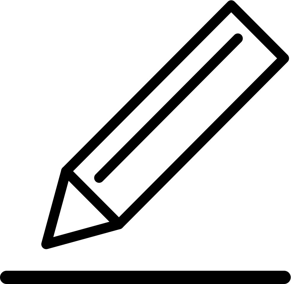 Edit Comments - Ícone Lápis Png Clipart (981x957), Png Download