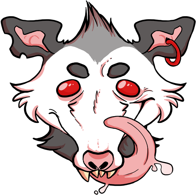 Happy Possum - Fur Clipart (700x700), Png Download