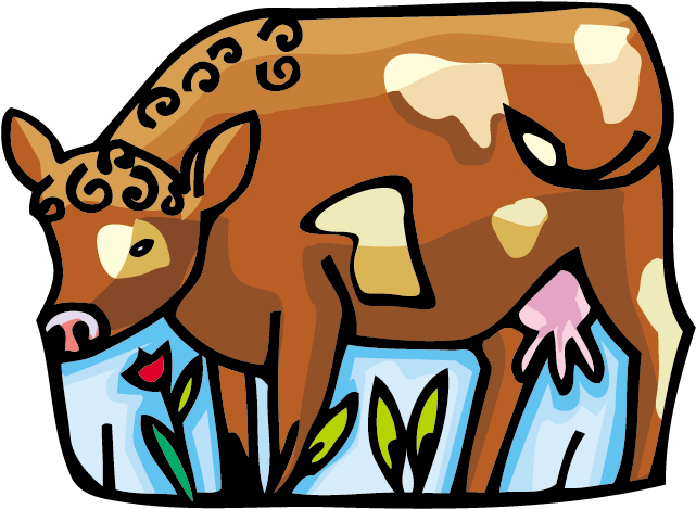 Ico Bovi - Love Cows Pillow Case Clipart (640x480), Png Download