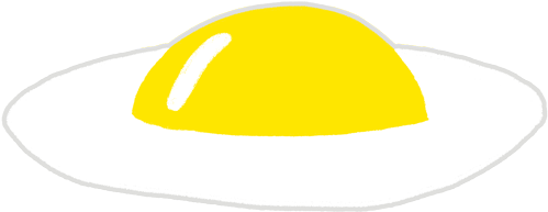 Egg Ufo - Fried Egg Clipart (618x618), Png Download