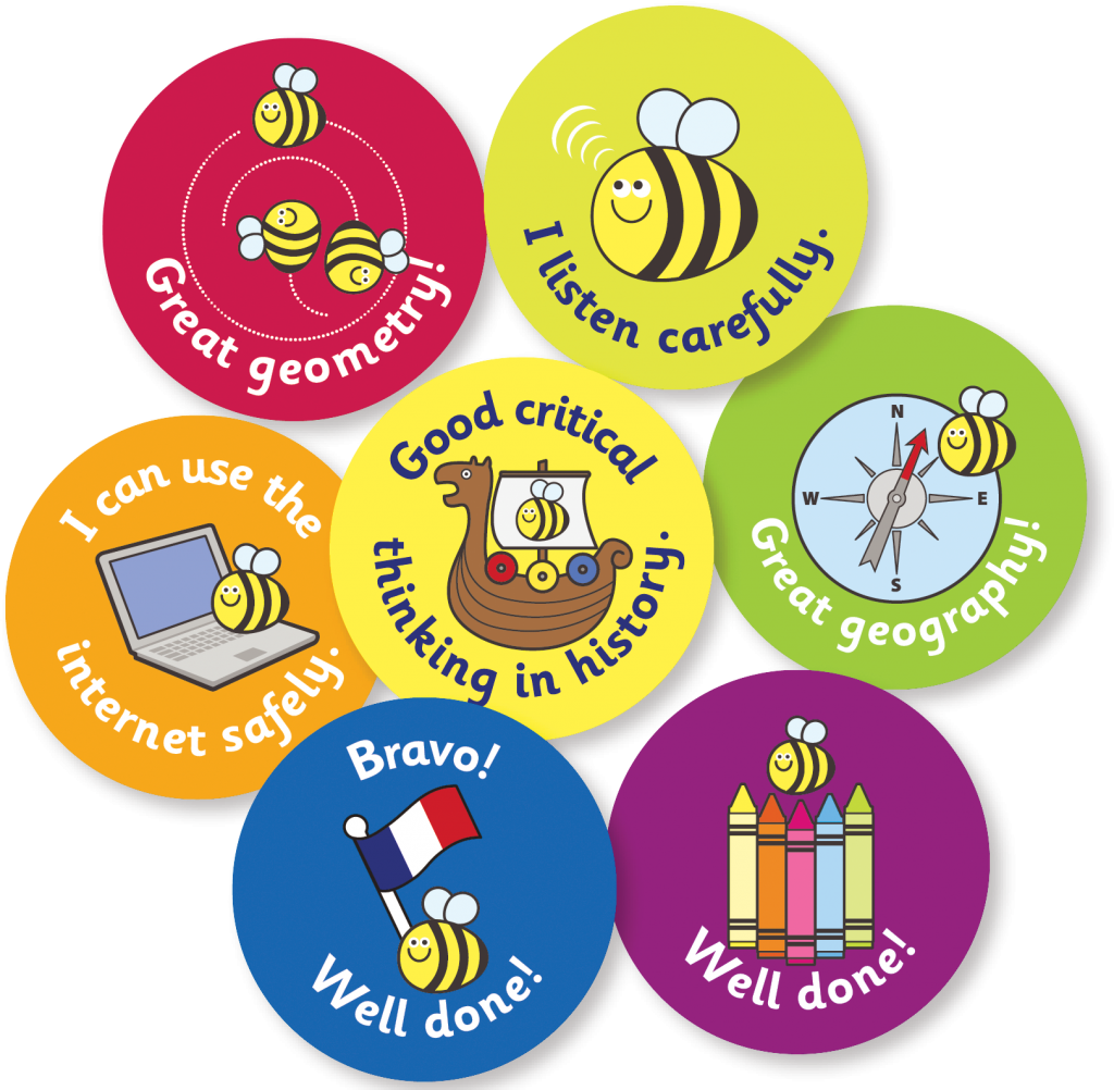 Get Results With Stickers - Stickers School Children Clipart (1024x1002), Png Download