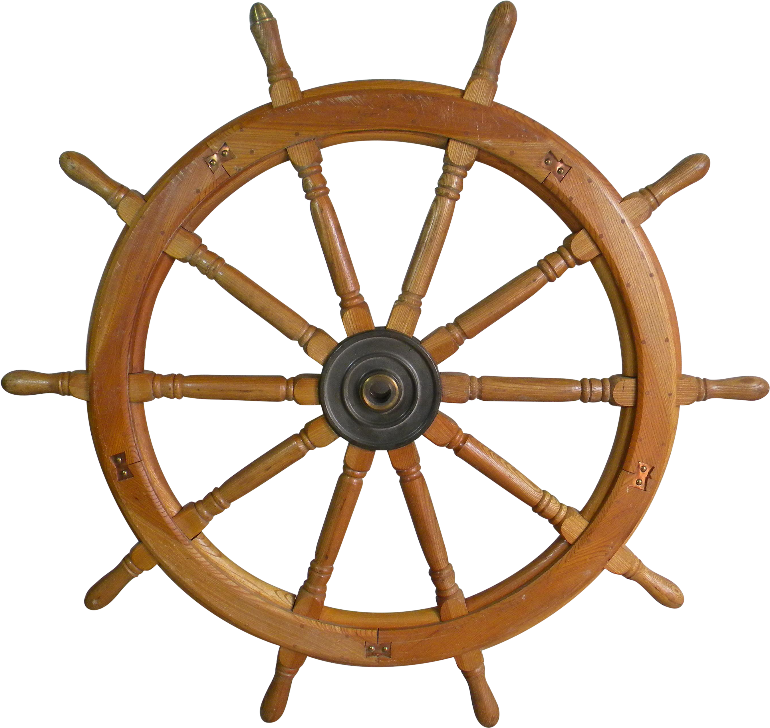 Vintage Huge Ship Wheel Clipart (2997x2836), Png Download