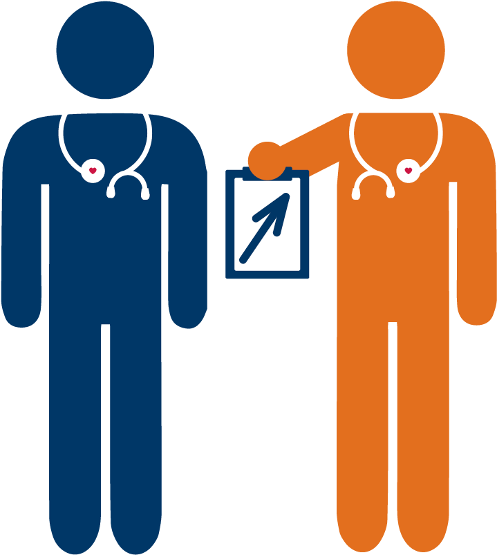 A Drawing Of A Doctor And Another Doctor Working Together - Lgbt Representation Clipart (917x959), Png Download