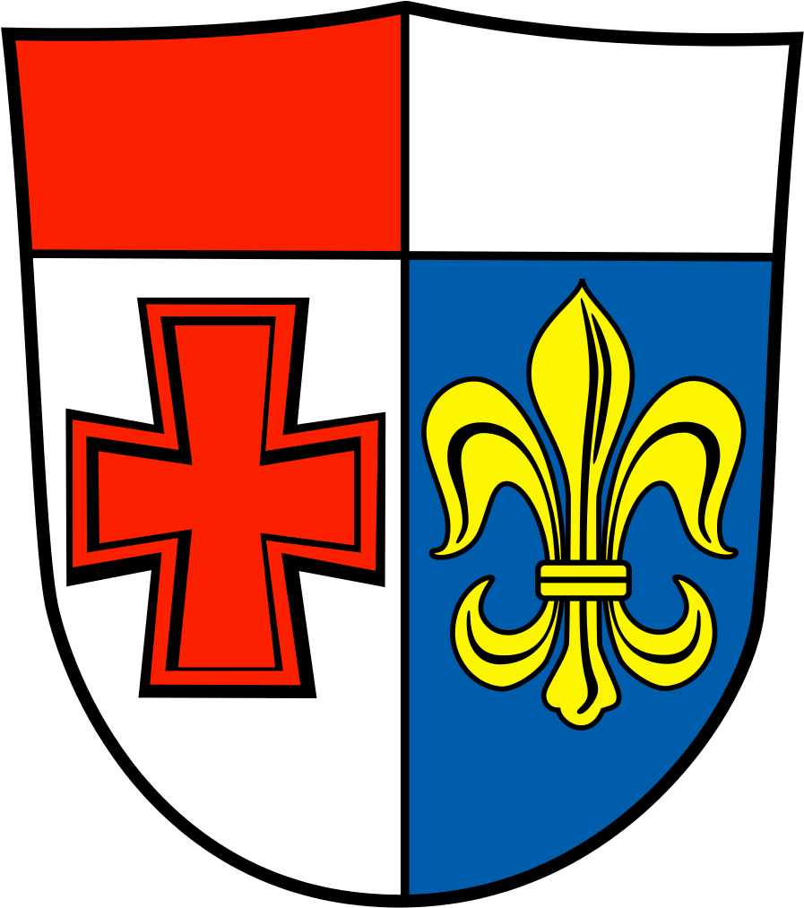 Augsburg - Landkreis Augsburg Wappen Clipart (910x1024), Png Download