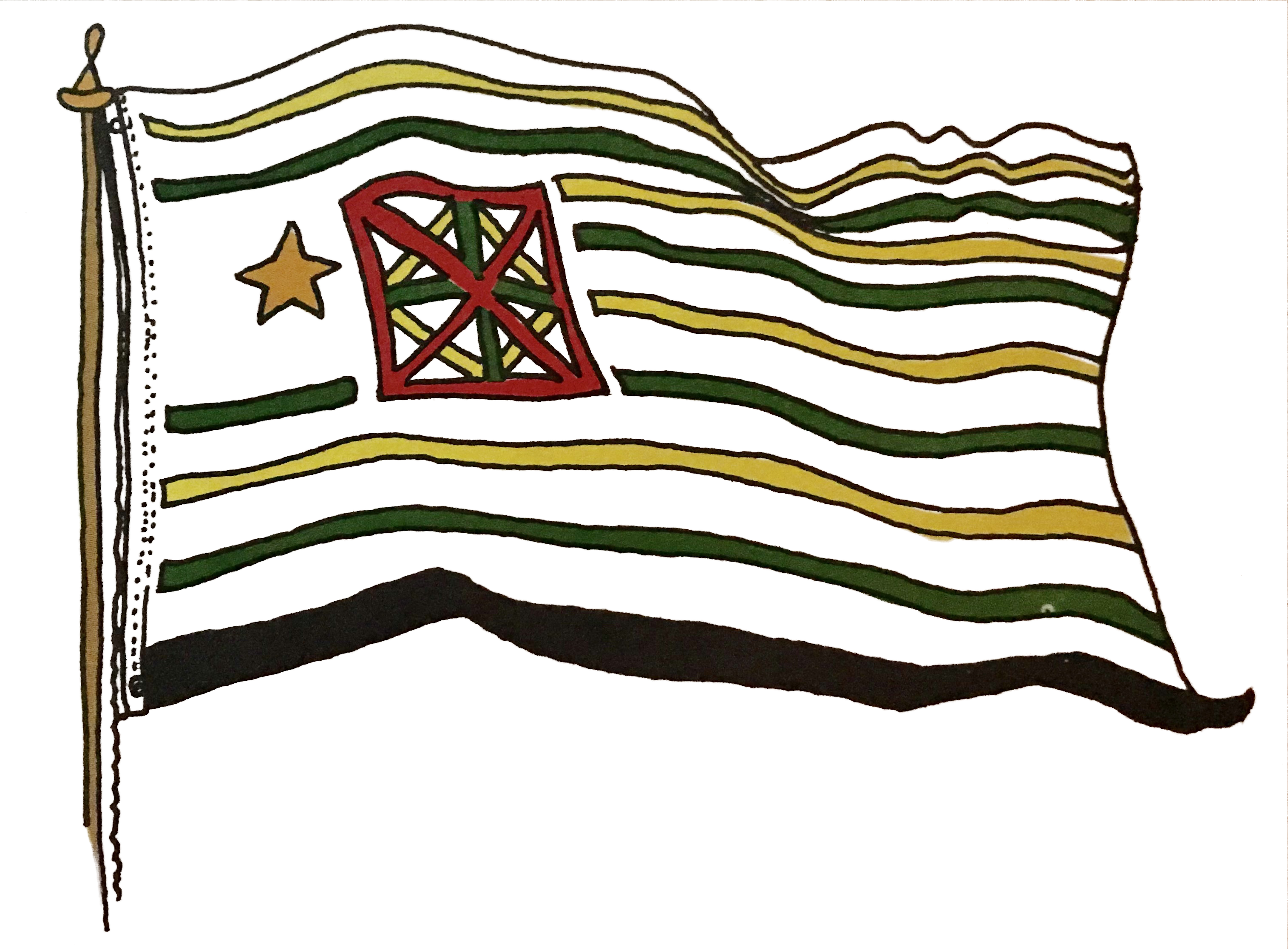Flag Clipart (3030x2232), Png Download