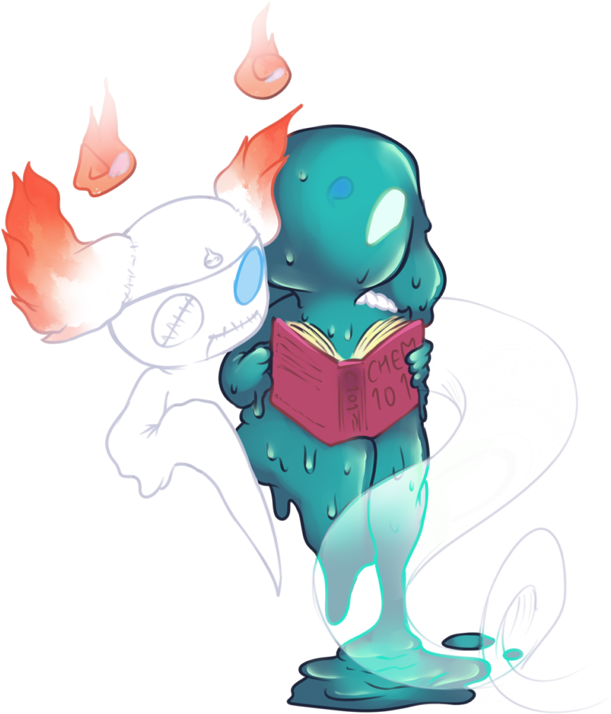 Chemistry Brothers - Cartoon Clipart (900x1037), Png Download