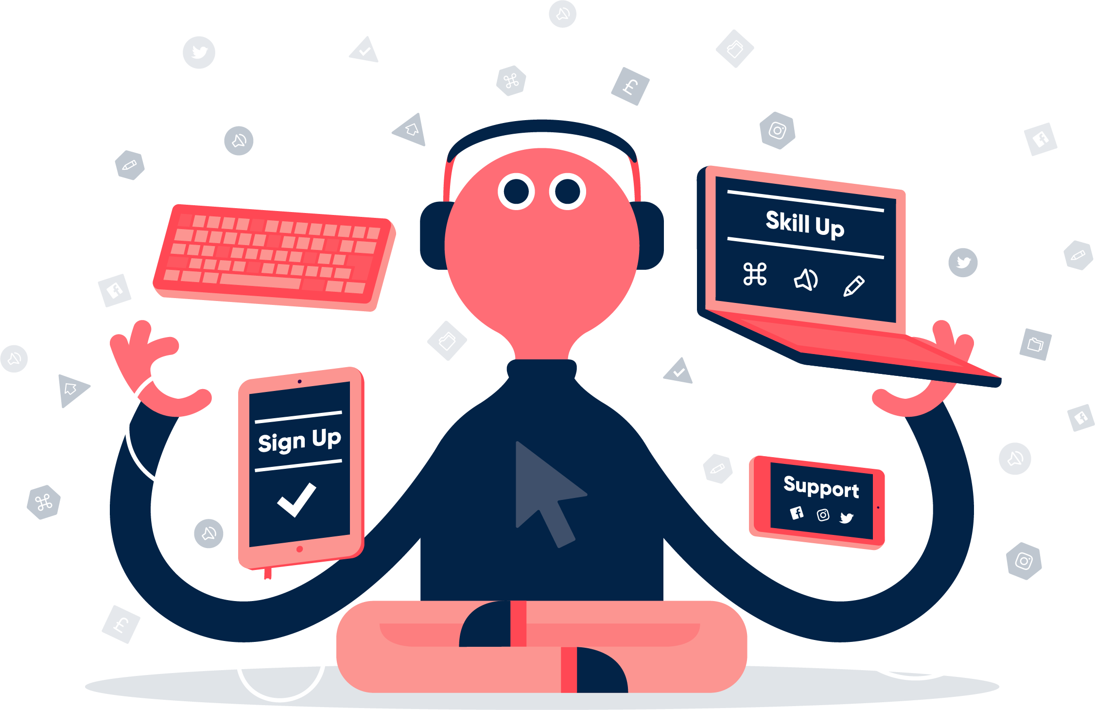 Sign Up & Skill Up For A Digitally Smarter Scotland - Technology Clipart (2253x1460), Png Download