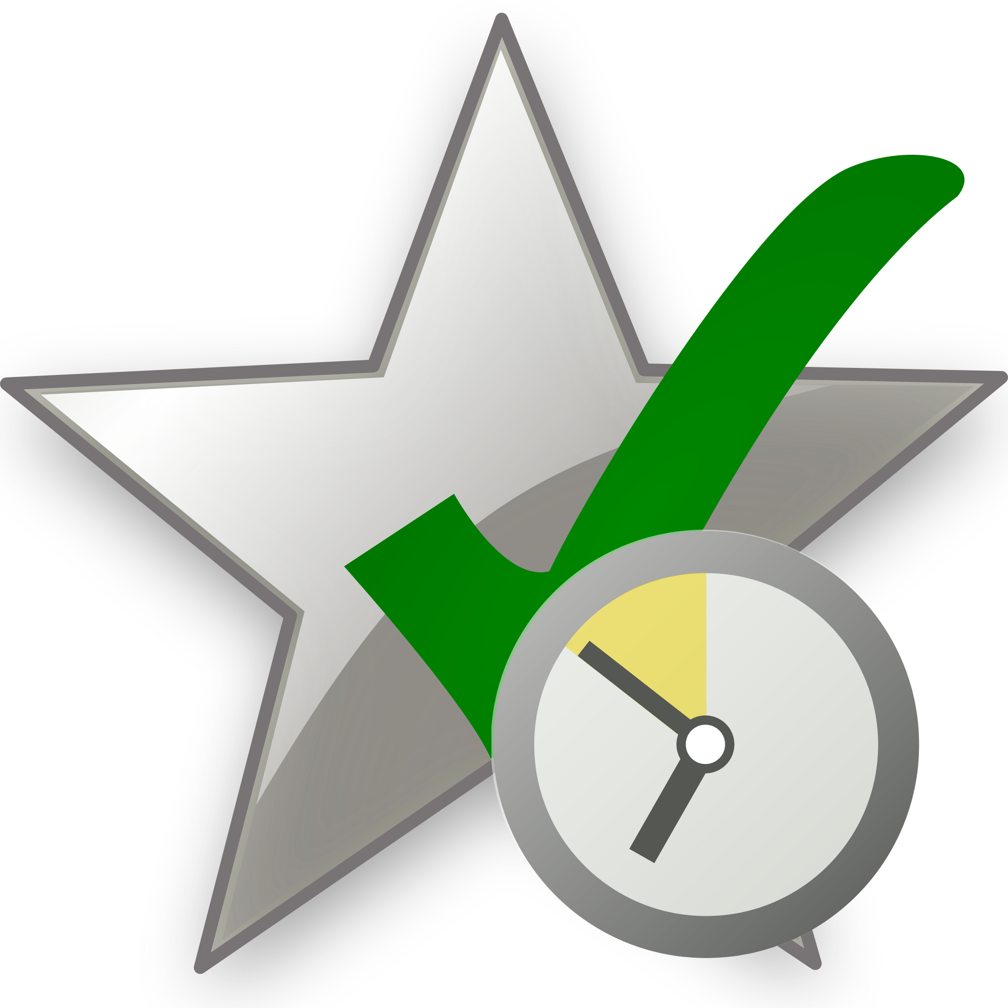 Crystal Clear Action Bookmark Silver Approved Wait - Wait Png Clipart (2000x2000), Png Download