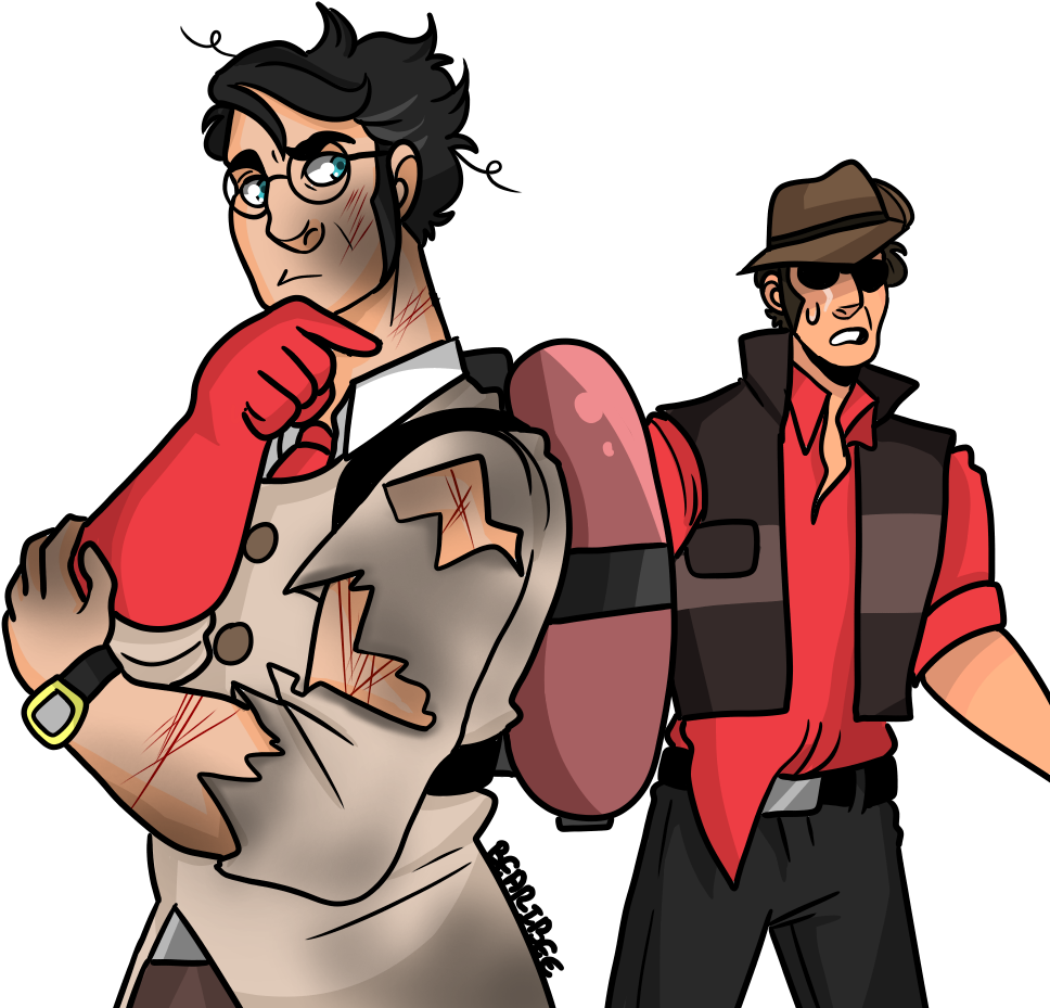 Foe Yay Red Sniper And Red Medic - Battle For Sevastopol Clipart (1000x1000), Png Download