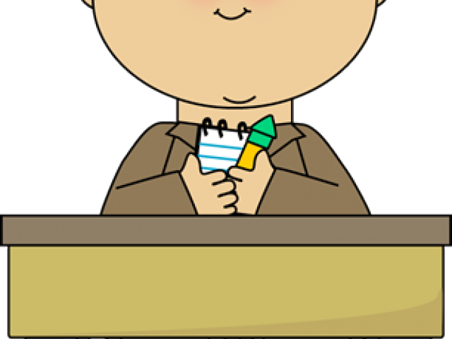 Desk Clipart Detective - Clip Art - Png Download (640x480), Png Download