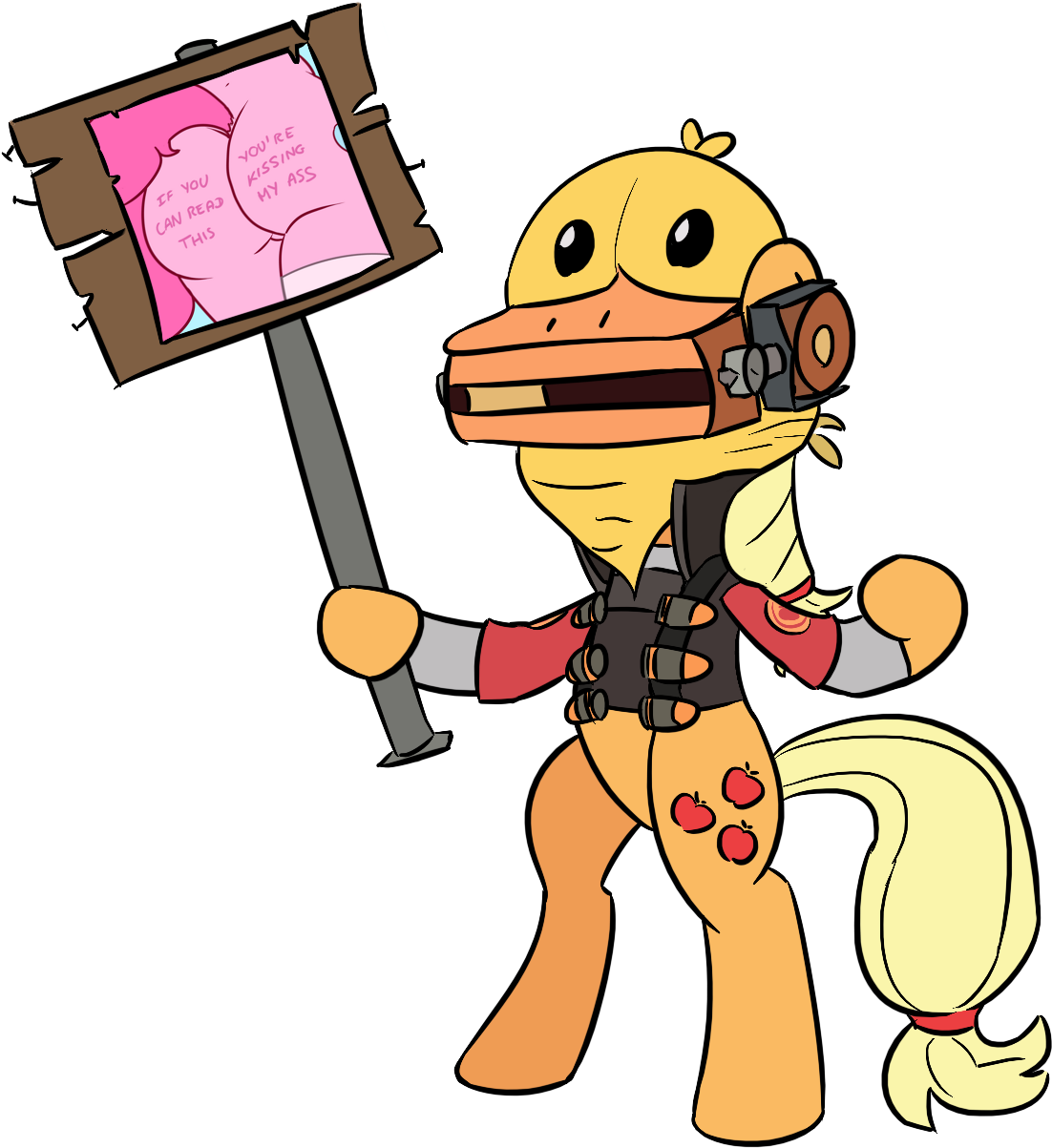 Uploaded - Tf2 Conscientious Objector Booty Clipart (1280x1280), Png Download