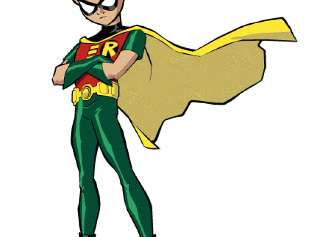 Battle Clipart Batman Robin - Dick Grayson Robin Teen Titans - Png Download (640x480), Png Download