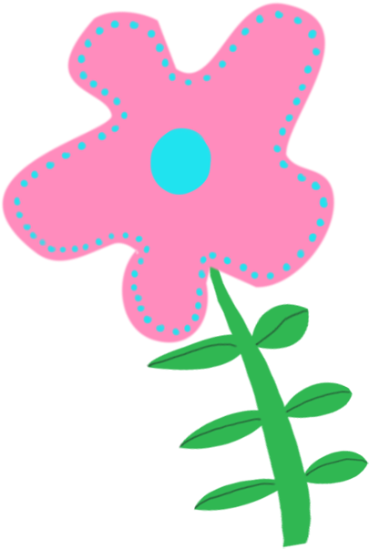 Beautiful Flower Drawing For Scrapbooking - Drawing Clipart (550x709), Png Download