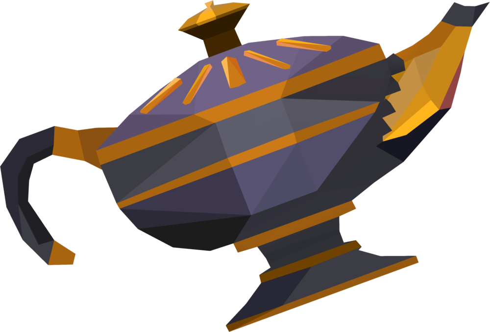 Medium Smouldering Lamp Is An Item Obtainable Via Treasure - Wiki Clipart (1000x677), Png Download