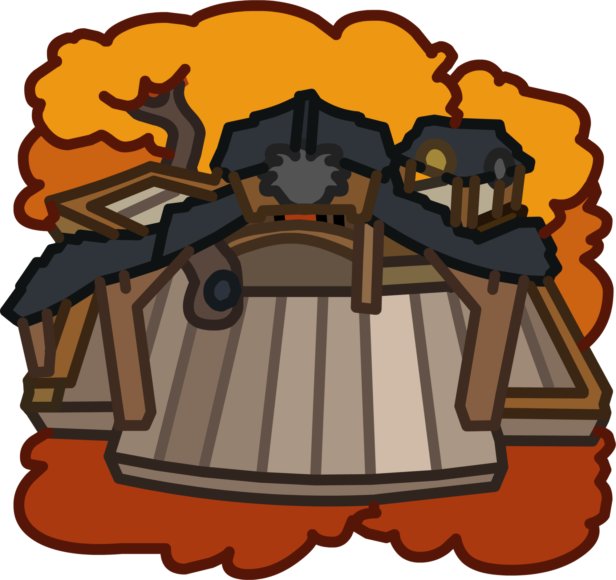 Iglu Casa Na Arvore Free Penguin Clipart (2000x1883), Png Download