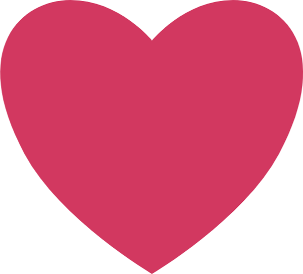 Romance Love Peach Heart Sticker - Icon Red Heart Png Clipart (600x543), Png Download