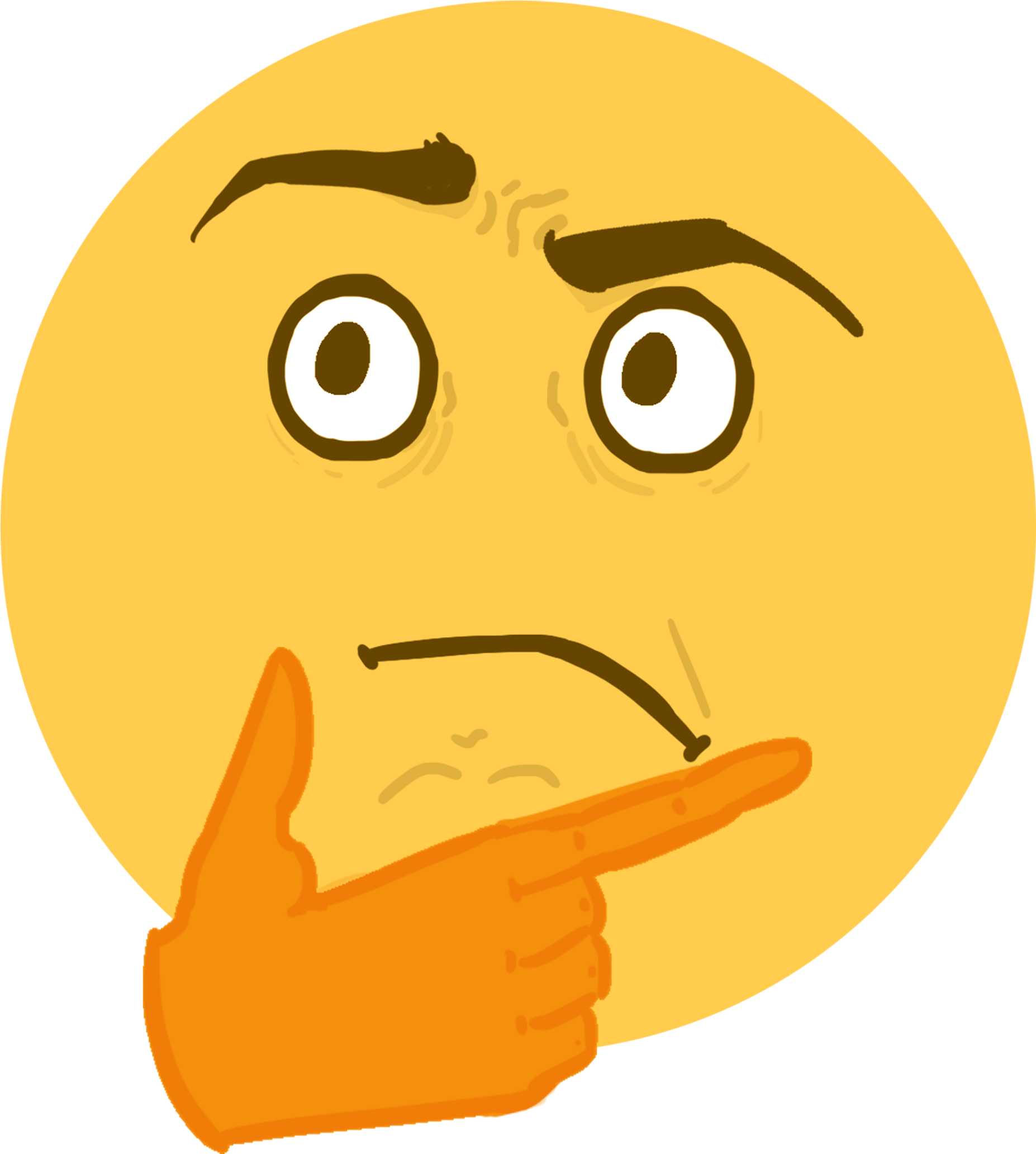 Concerned Thonk - Twitter Clipart (2550x2550), Png Download