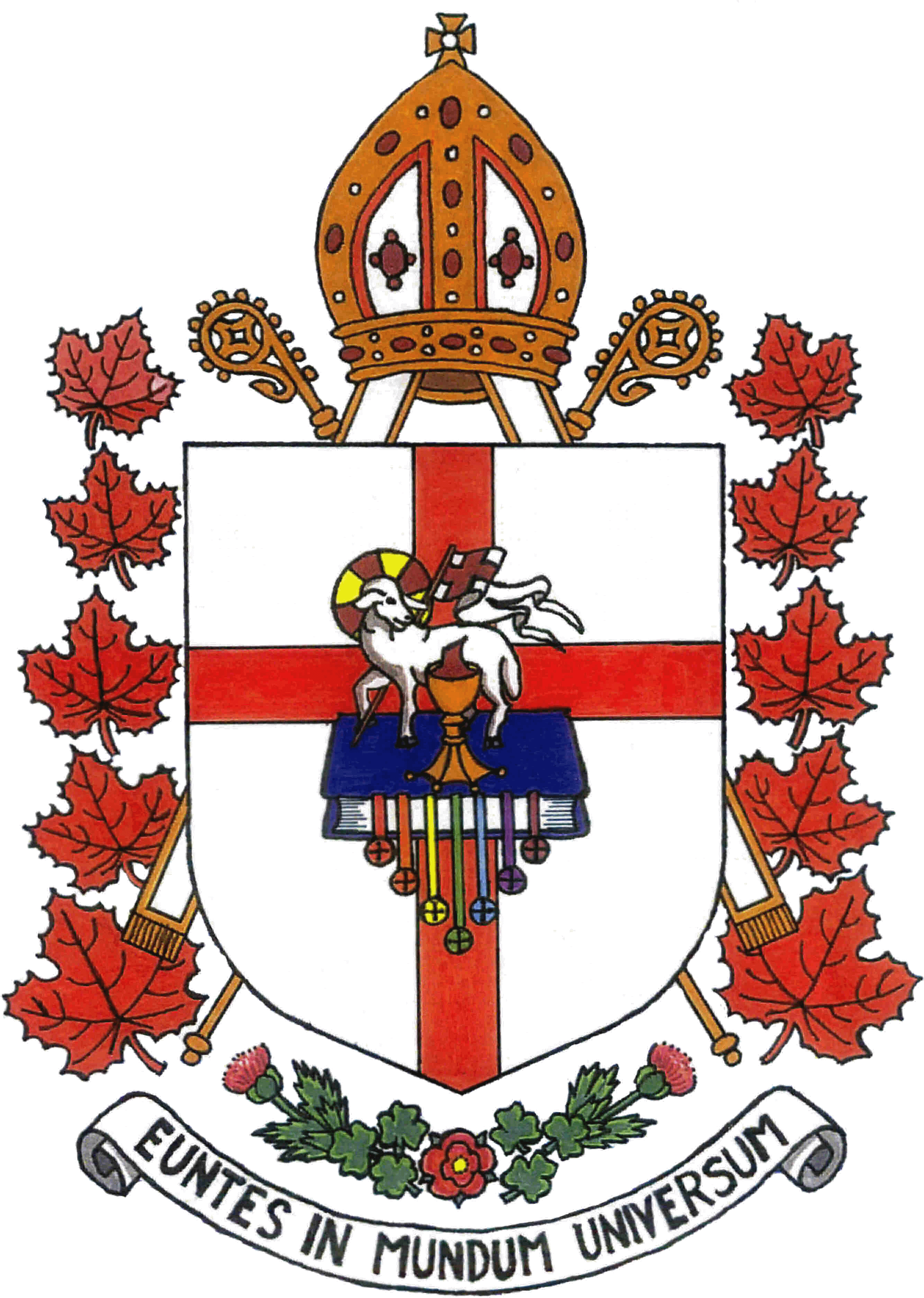Anglican Church Coat Of Arms Church Of England Clipart (2684x3762), Png Download