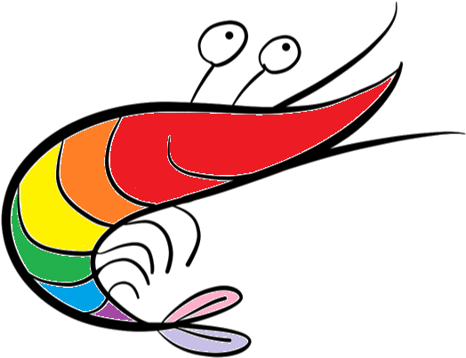 Rainvow Shrimp Image - Coloring Book Clipart (792x612), Png Download