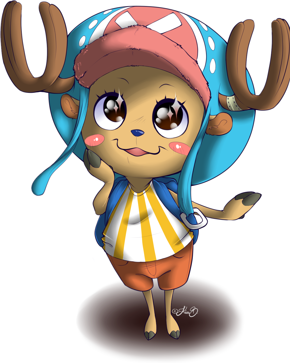 Tony Tony Chopper [fanart] - Transparent Tony Tony Chopper Clipart (1200x1600), Png Download