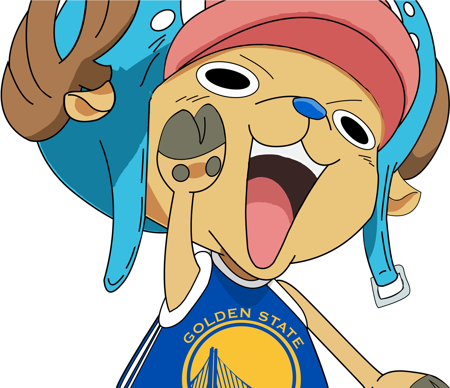 Chopper X Gsw - Northwest Nba Golden State Warriors Square Toss Pillow, Clipart (1920x1340), Png Download