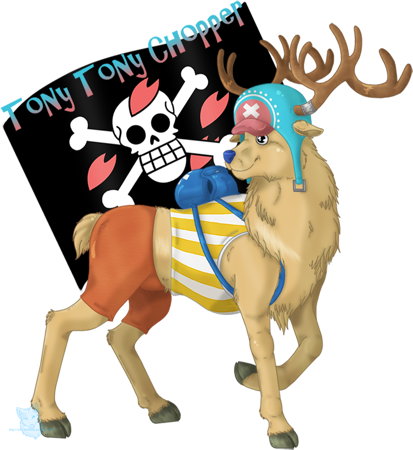 Tony Tony Chopper By Min19 - Jigsaw Puzzle - One Piece Jolly Roger - Sakura Kingdom- Clipart (851x932), Png Download