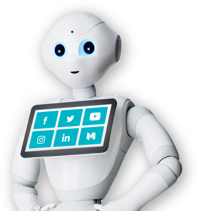 Softbank Robotics Team - Cartoon Clipart (898x910), Png Download