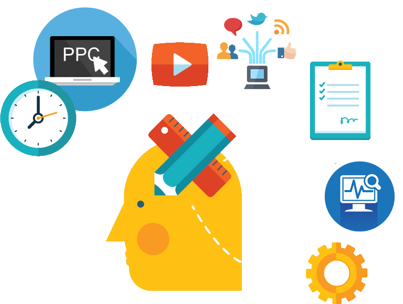 Digital Marketing - Key Resources Clipart (793x597), Png Download