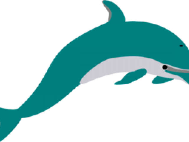 Dolphin Clipart Teal - Dolphin Clip Art - Png Download (640x480), Png Download