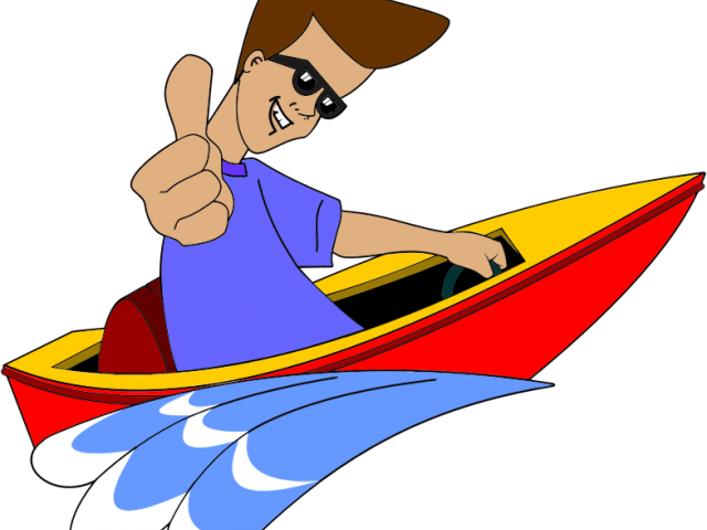 Speed Boat Clipart - Speed Boat Birthday Card - Png Download (640x480), Png Download