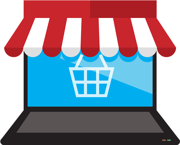 Your Online Store Is Automatically Optimised - Online Store Png Clipart (634x521), Png Download