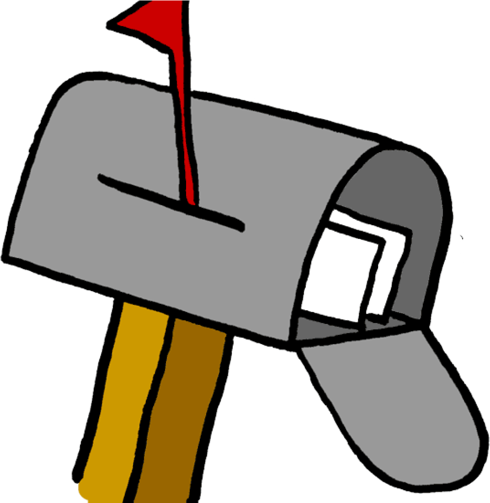 Download Mail Box Clipart 19 Mailbox Image Black And White Library