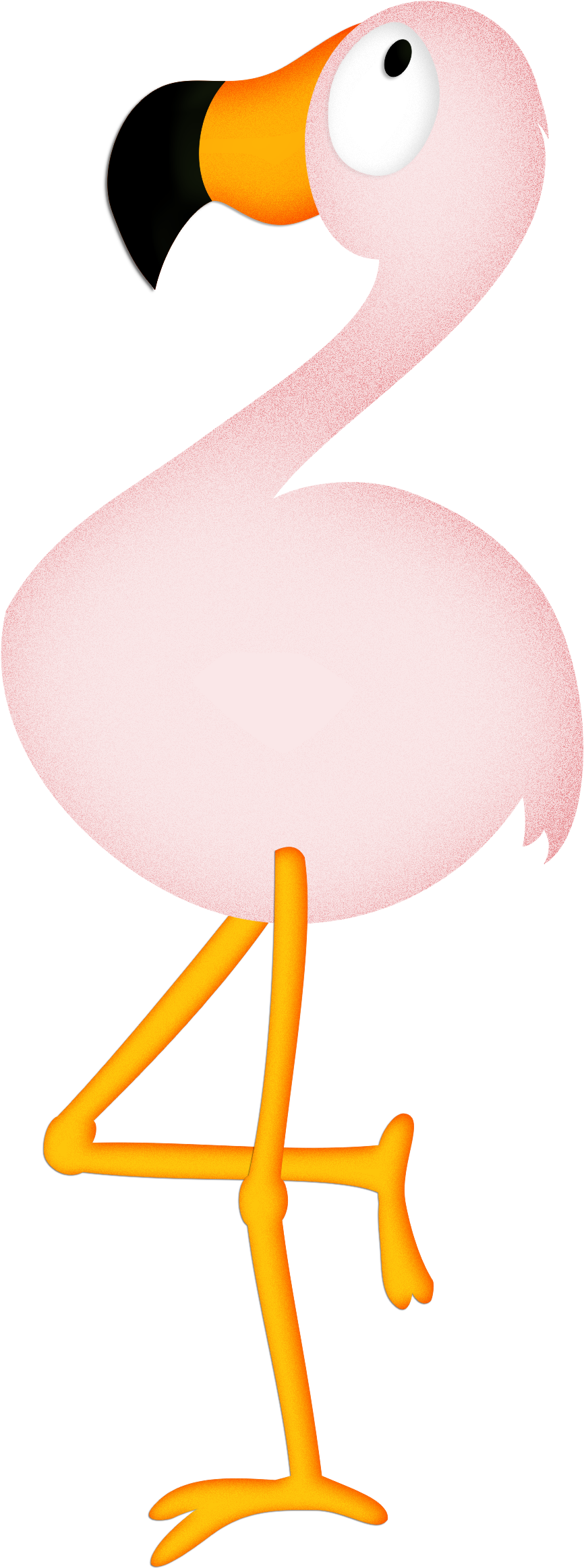 Flamingo Flamingo Bird, Flamingo Clip Art, How To Draw - Clip Art - Png Download (906x2367), Png Download