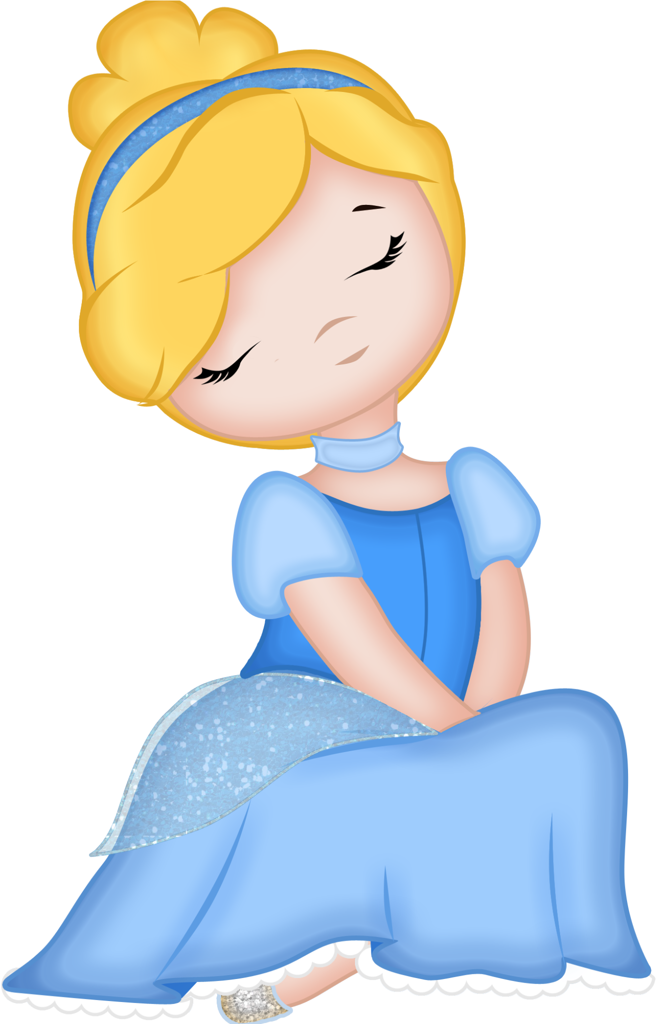 Box Clipart Princess - Cute Disney Princess Clipart - Png Download (684x1024), Png Download