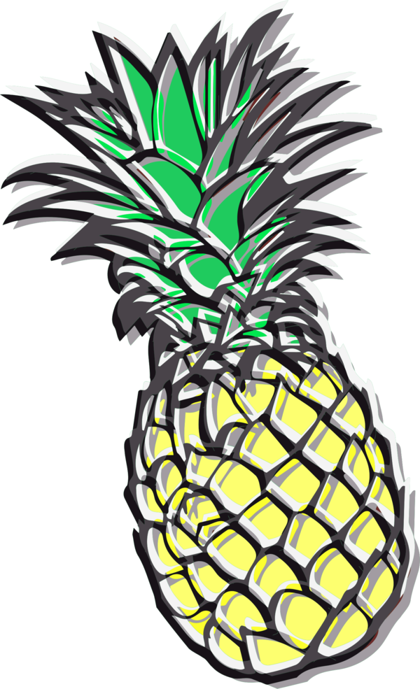 All Photo Png Clipart - Pineapple Clipart Transparent Png (457x750), Png Download