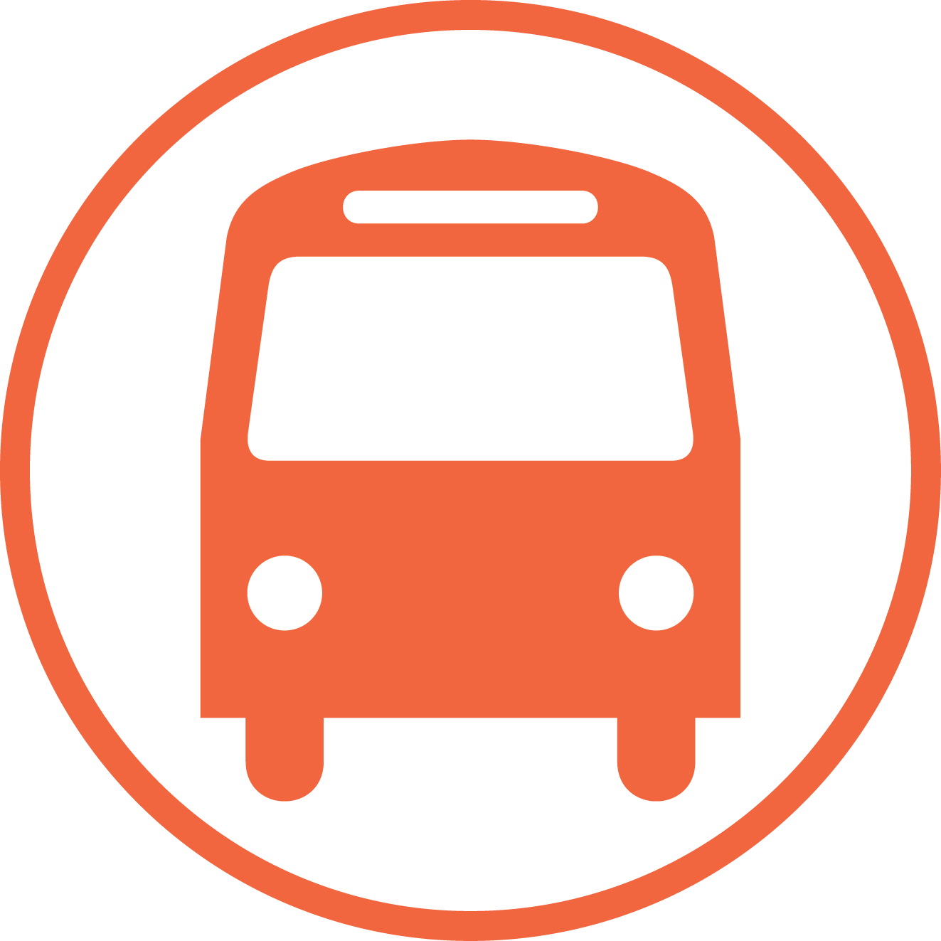 Would You Take The Bus With New Proposed Metrorail - Bus Clip Art Circle - Png Download (1323x1323), Png Download